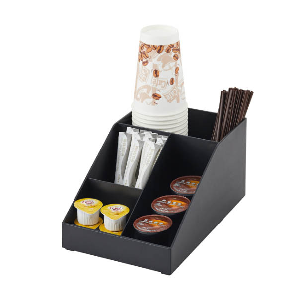 123ink black organiser (4 compartments) 302565 - 3