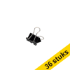 123ink black paper clamp, 15mm (36-pack) 302210 - 1