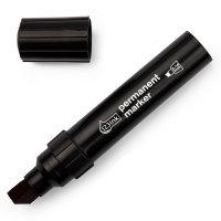 123ink black permanent marker (5mm - 14mm chisel) 4-850001C 300837