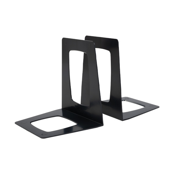 123ink black plastic bookends 13.8cm x 17.8cm x 15.6cm (2-pack) 2648955990C 301209 - 2