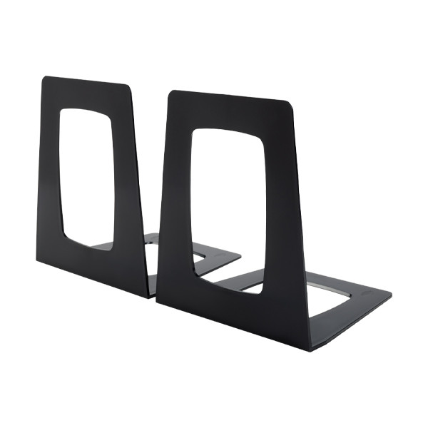 123ink black plastic bookends 13.8cm x 17.8cm x 15.6cm (2-pack) 2648955990C 301209 - 3