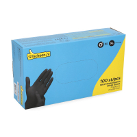 123ink black powder free Nitrile gloves, size XL | 100-pack SDR07300