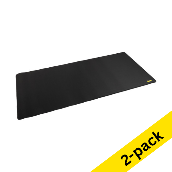 123ink black silicone desk pad, 80cm x 40cm (2-pack)  302875 - 1