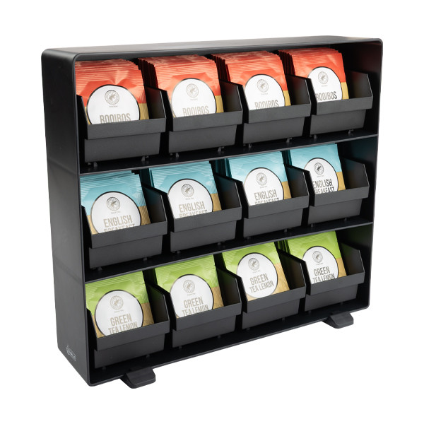 123ink black tea organiser (12 compartments) 302561 - 3