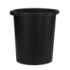 123ink black wastepaper bin