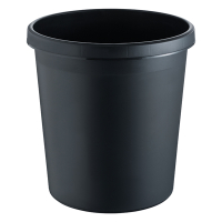 123ink black wastepaper bin