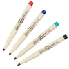 123ink black/red/blue/green eco permanent markers (1mm round)