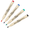 123ink black/red/blue/green eco whiteboard markers (1mm - 3mm round)