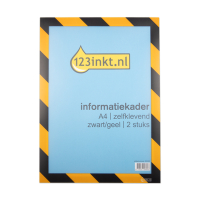 123ink black/yellow A4 self-adhesive information frame (2-pack) 4944130C T3L194974C 301249
