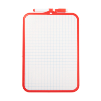 123ink blank/checked whiteboard, 26cm x 18.5cm K-59000C K-59001C 301552