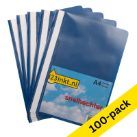 123ink blue A4 project folder (100-pack) 302853