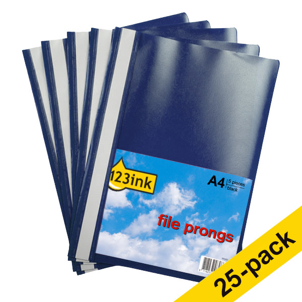 123ink blue A4 project folder (25-pack) 300546 - 1
