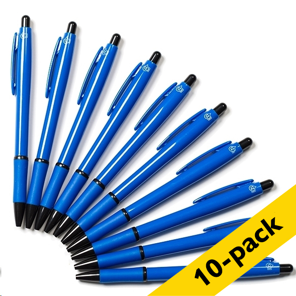 123ink blue ballpoint pen (10-pack) 8362362C 400085 - 1