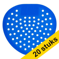 123ink blue cherry scented urinal mats (20-pack)