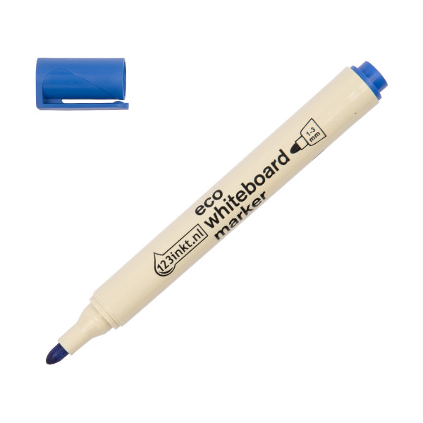 123ink blue eco whiteboard marker (1mm - 3mm round) 4-28003C 390588 - 1