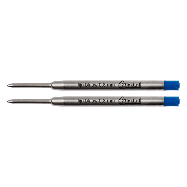 123ink blue fine ballpoint refill (2-pack) 19503682C 1950368C 300854 - 1