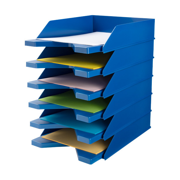 123ink blue letter tray (6-pack) 52270035C 8344250-14463 302412 - 4