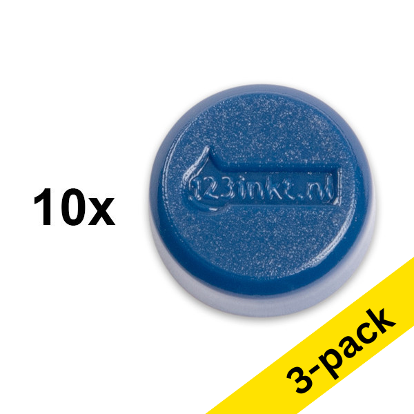 123ink blue magnets, 20mm (3 x 10-pack)  301290 - 1