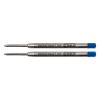 123ink blue medium ballpoint refill (2-pack)