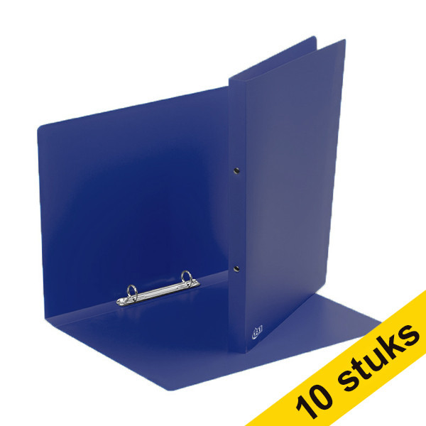 123ink blue ring binder with 2 O-rings (21mm) (10-pack)  301400 - 1