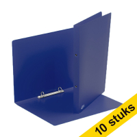 123ink blue ring binder with 2 O-rings (21mm) (10-pack)  301400