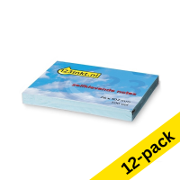 123ink blue self-adhesive notes, 100 sheets, 76mm x 102mm (12-pack)  300238