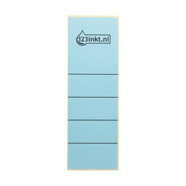 123ink blue self-adhesive spine labels, 61mm x 191mm (10-pack) 16420035C 301654 - 1