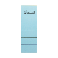 123ink blue self-adhesive spine labels, 61mm x 191mm (10-pack) 16420035C 301654