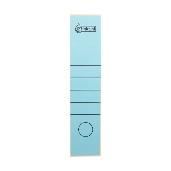 123ink blue self-adhesive spine labels, 61mm x 285mm (10-pack) 16400035C 301649 - 1