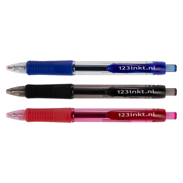 123ink blue/black/red gel pens (3-pack)  301169 - 1