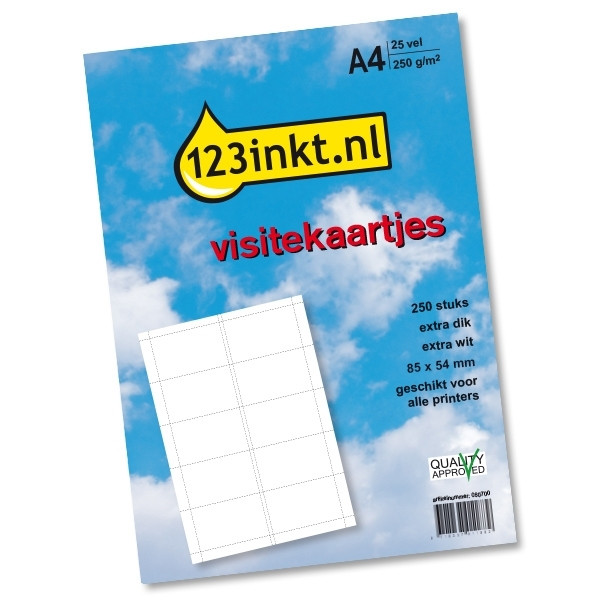123ink business card sheets (25 sheets) 123ink.ie