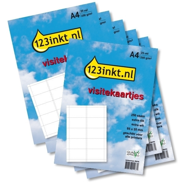 123ink business card sheets (6 x 25-pack)  060710 - 1