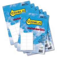 123ink business card sheets (6 x 25-pack)  060710