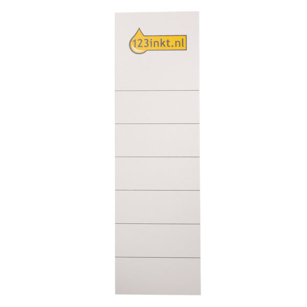 123ink cardboard spine labels, 56mm x 186mm (10-pack) 16070085C 300514 - 1