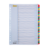 123ink coloured A4 cardboard indexes with 1-31 (23 holes) 301623 - 1