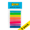 123ink coloured indexes, 45mm x 8mm (8 x 20 tabs) (5-pack) 301083 - 1