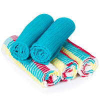 123ink cotton dishcloths, 34cm x 34cm | 5-pack SDR00058