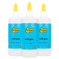 123ink craft glue bottle, 200ml (3-pack)