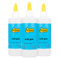 123ink craft glue bottle, 200ml (3-pack)  301063
