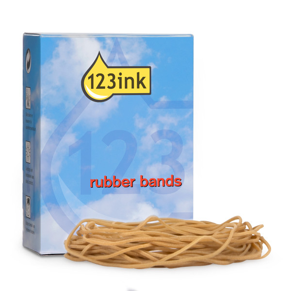 123ink elastic bands, 150mm x 1.5mm (500g) 144801123I 300509 - 1