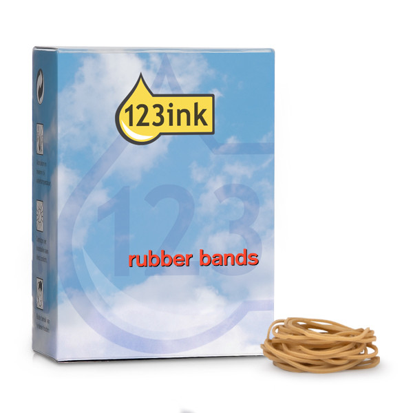 123ink elastic bands, 60mm x 1.5mm (500g) 144400123I 5006-500C 300501 - 1