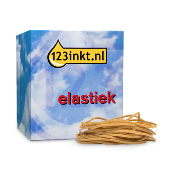123ink elastic bands, 80mm x 1.5mm (100g) 143500123I 300502 - 1