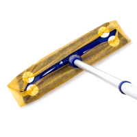 123ink floor mop with telescopic handle, 70cm-122cm + wipes (5 pack)  SDR00034