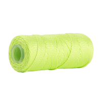 123ink fluorescent green mason's twine on spool, 1.1mm x 50m 303048