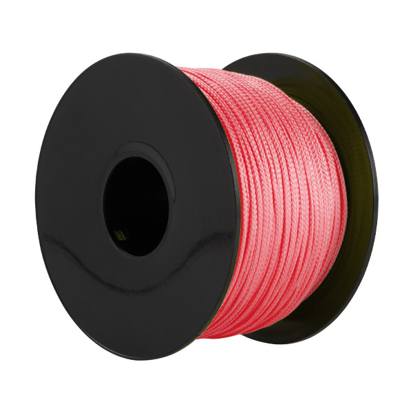 123ink fluorescent pink mason's twine on reel, 2mm x 100m 303051 - 1