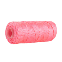 123ink fluorescent pink mason's twine on spool, 1.1mm x 50m 303047