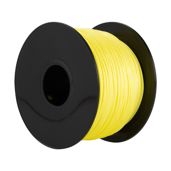 123ink fluorescent yellow mason's twine on reel, 2mm x 100m 303049 - 1