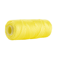 123ink fluorescent yellow mason's twine on spool, 1.1mm x 50m 303046