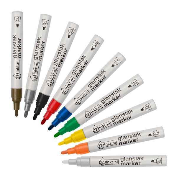 123ink gloss paint markers (9-pack)  301121 - 1