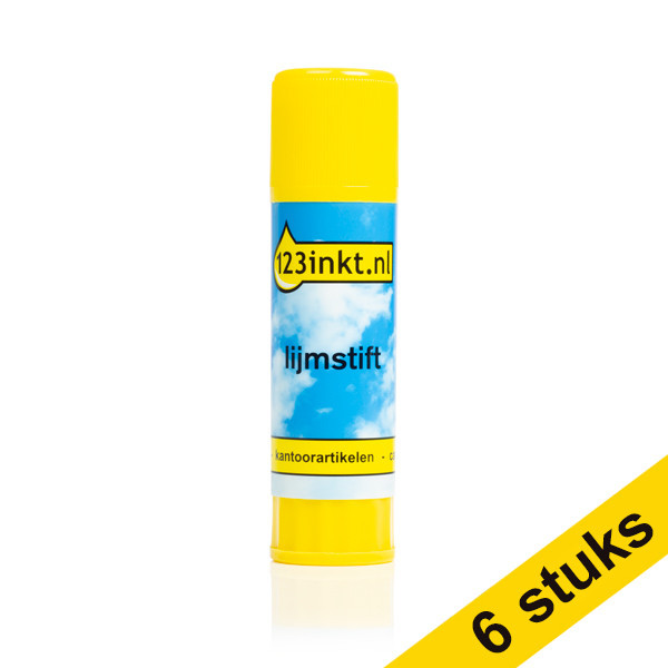 123ink glue stick large (40g) (6-pack)  300568 - 1